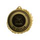 Medal metalowy z grawerowaniem na laminacie