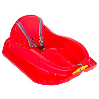 6. SANKI PLASTIKOWE MINI BOBEK CZERWONE