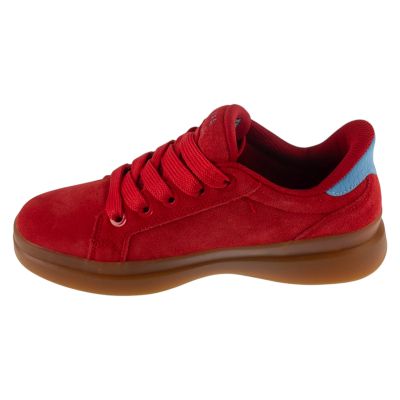 2. Skechers Slip-Ins Suede Snoop Cupsole Sneaker 186100-RDBL Czerwone 36
