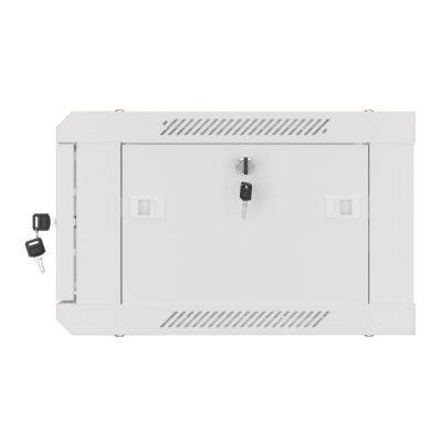 5. Lanberg WF01-6404-10S Stojak 4U Szafa wisząca Szary