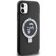 4. Etui Karl Lagerfeld Ring Stand Karl&Choupettte MagSafe na iPhone 11 / Xr - czarne