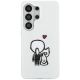 3. Etui Karl Lagerfeld IML Karl&Choupette MagSafe na Samsung Galaxy S26 Ultra - przezroczyste