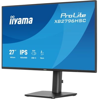 40. iiyama ProLite XB2796HSC-B1 monitor komputerowy 68,6 cm (27") 1920 x 1080 px Full HD LED Czarny