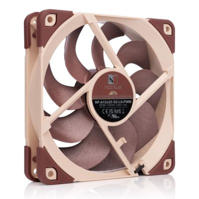 4. Noctua NF-A12X25 G2 LS-PWM system chłodzenia komputerów Obudowa komputera Wentylator 12 cm Beżowy 1 szt.