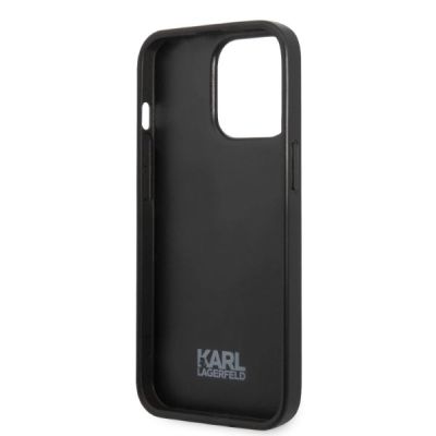 7. Etui Karl Lagerfeld Monogram Ikonik Patch na iPhone 13 Pro / iPhone 13 - czerwone