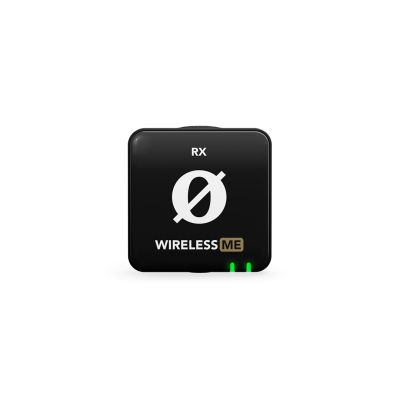 5. RODE Wireless ME Dual - Kompaktowy bezprzewodowy system mikrofonowy z dwoma nadajnikami do nagrywania dwukanałowego (czarny)