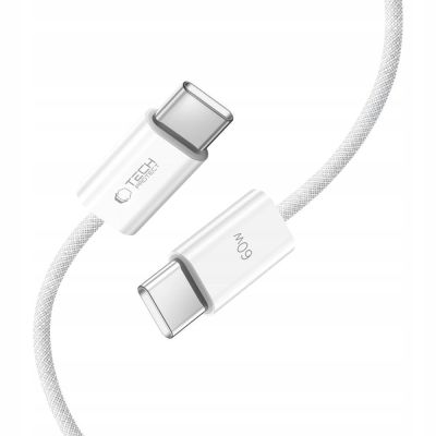 3. Kabel Tech-Protect UltraBoost Classic USB-C / USB-C PD 60W 3A 1m - biały