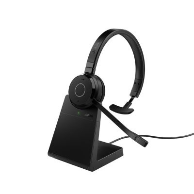 2. Jabra Evolve 65 TE Zestaw słuchawkowy Przewodowy i Bezprzewodowy Opaska na głowę Biuro/centrum telefoniczne USB Typu-A Bluetooth Podstawka do ładowania Czarny