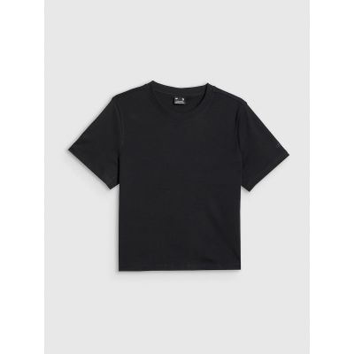 6. T-shirt regular gładki damski 4F 4FRAW25TTSHF3625-20S