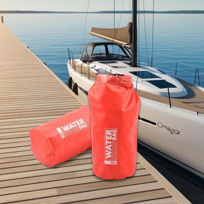 5. TORBA PLECAK WOREK WODOSZCZELNY 30L CZERWONY