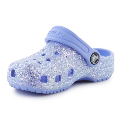 8. Klapki Crocs Classic Glitter Clog T Jr 206992-5Q6