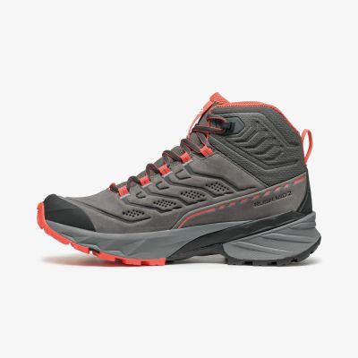 2. Buty turystyczne damskie Scarpa Rush 2 Pro Mid GTX - titanium/coral