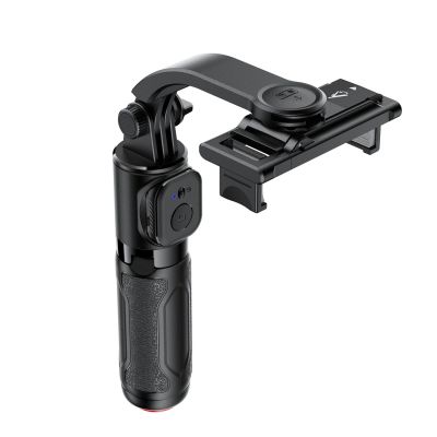 3. Selfie stick Acefast E42 z automatycznym statywem i pilotem Bluetooth 63 cm - czarny