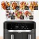 20. Tefal Easy Fry Dual XXL EY942HE0 frytkownica Podwójny 11 l Autonomiczny 2020 W Frytkownica na gorące powietrze Szary