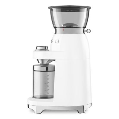 25. Smeg CGF03WHEU młynek do kawy 150 W Biały