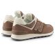 15. Sneakersy damskie New Balance WL574 lifestyle brown (WL574RTS)
