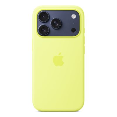 3. Silikonowe etui Apple iPhone 17 Pro z MagSafe (neonowo-żółte)