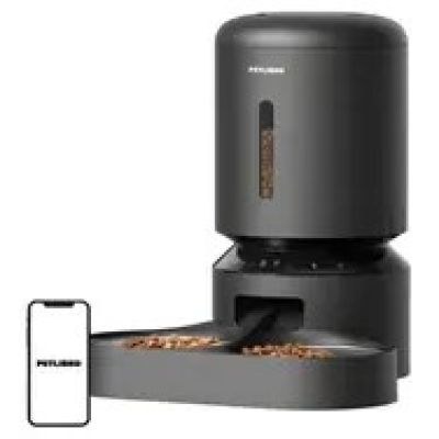 PETLIBRO Dozownik karmy Granary czarny / Podwójna miska / WiFi / 5 l