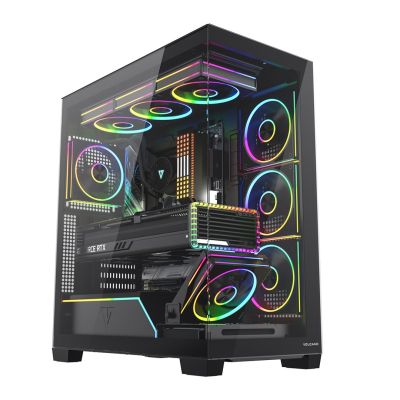 13. MODECOM OBUDOWA VOLCANO STELLAR PLUS ARGB MIDI 8F BLACK