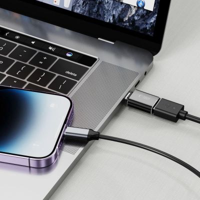 2. Adapter Tech-Protect UltraBoost Lightning (męski) / USB-A (żeński) OTG - czarny