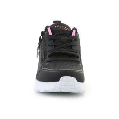 2. Skechers UNO LITE EASY ZIP 310387L-BKRG Black/Rose Gold