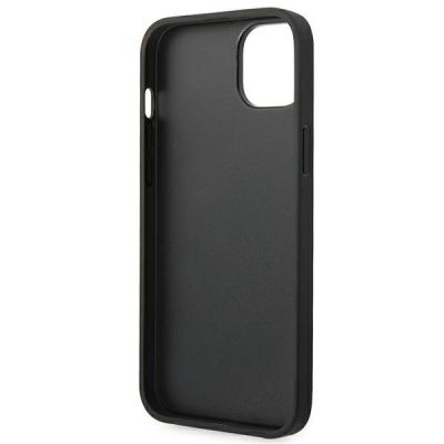 7. Etui Karl Lagerfeld Monogram Stripe na iPhone 14 Plus - brązowe
