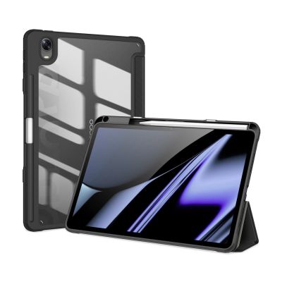 13. Dux Ducis Toby pancerne etui z klapką Smart Case do Oppo Pad z uchwytem na rysik czarny