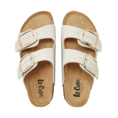 4. Klapki damskie Lee Cooper jasny beż LCW-26-35-4454LA