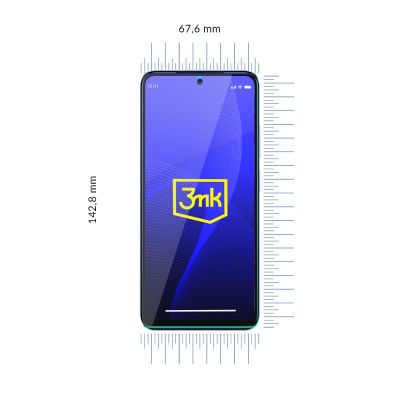 8. Szkło hybrydowe 3mk FlexibleGlass™ na Xiaomi Redmi Note 12s