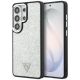 Etui Guess Fixed Glitter Triangle MagSafe na Samsung Galaxy S26 Ultra - srebrne