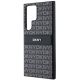 5. Etui DKNY Leather Mono Stripe & Metal Logo na Samsung Galaxy S24 Ultra - czarne