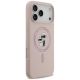 4. Etui Karl Lagerfeld Silicone Karl&Choupette Ring MagSafe na iPhone 18 Pro Max / 17 Pro Max - różowe