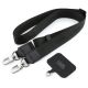 2. Etui Karl Lagerfeld Saffiano Karl&Choupette Heads Pins Strap Logo na iPhone 18 Pro / 17 Pro - czarne