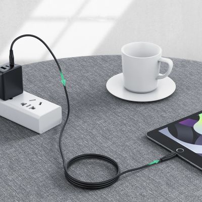 7. Kabel Acefast C3-01 Lightning - USB-C PD 30W 3A 480Mb/s 1,2m - biały