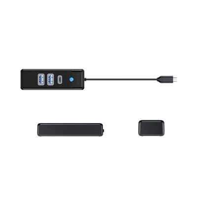 2. Hub Orico PWC2U-C3 USB-C /  2x USB-A 3.0 + 1x USB-C 3.0 - czarny