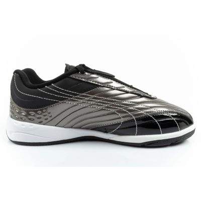 4. Puma buty sportowe sneakersy dziecięce V-S2 Goalgetter modne srebrne