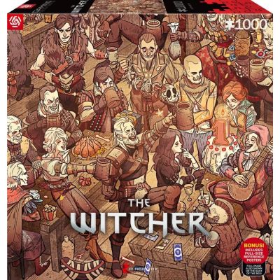2. Puzzle Good Loot: The Witcher - Birthday, 1000 elementów