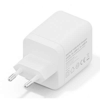 7. Digitus Ładowarka USB GaN 100W, 2x USB-C, 1x USB-A