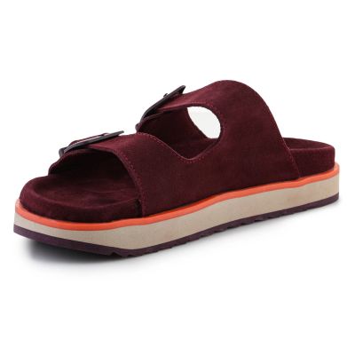 3. Klapki D.Franklin Nordic Sandal Buckle W DFSH405004-BURG