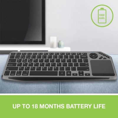 14. TECHLY BEZPRZEWODOWA KLAWIATURA DUALNA BT/RF TOUCH