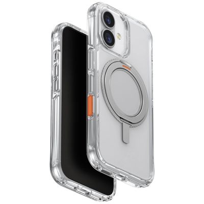 Etui UNIQ Swivix 360 Rotating Kickstand na iPhone 17 - przezroczyste