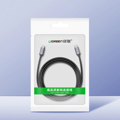 2. Kabel Ugreen US161 50751 USB-C 3.1 / USB-C 3.1 1.5m - szary