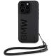 2. Etui BMW Signature Leather Wordmark Cord na iPhone 15 Pro Max - czarne