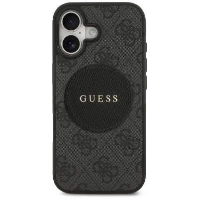 3. Etui Guess 4G Circle Classic Logo MagSafe na iPhone 17 - czarne