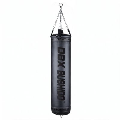 2. Worek bokserski PREMIUM + obręcz SBRX Black  Pusty - 150cm | DBX Bushido