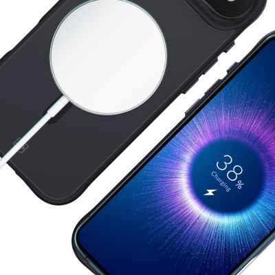 2. Etui 3mk Smoke MagCase na iPhone 17 Air - czarne półprzezroczyste