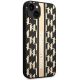 4. Etui Karl Lagerfeld Monogram Stripe na iPhone 14 Plus - brązowe