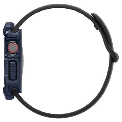 4. Etui Spigen Rugged Armor na Apple Watch 10 46 mm - granatowe
