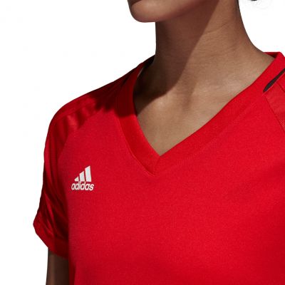 6. Koszulka damska adidas TIRO 17 Training JSY Women czerwona BP8560