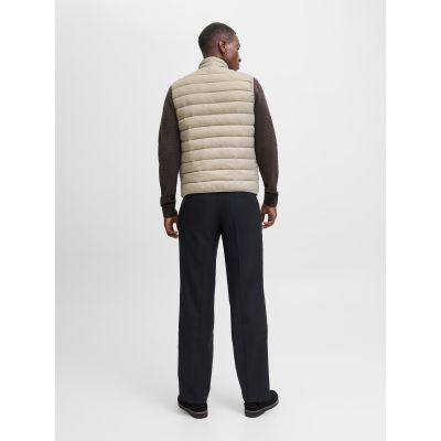 6. Jack&Jones męska kamizelka bezrękawnik JJEBRADLEY LIGHT BODYWARMER COLLAR NOO 12280973 CROCKERY